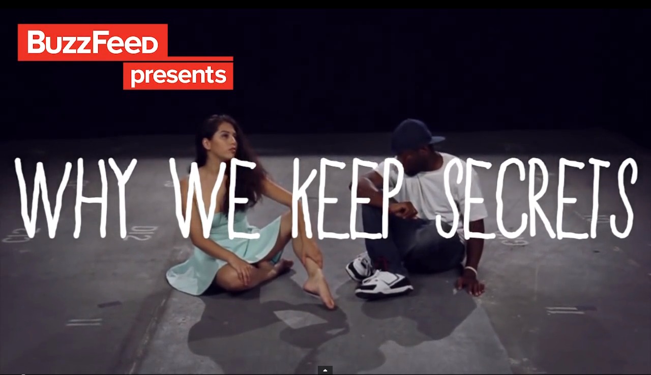 Still from hit Youtube channel, Buzzfeed. Dance piece: 'Why We Keep Secrets' Choreographed by Carmyn Xoluv.