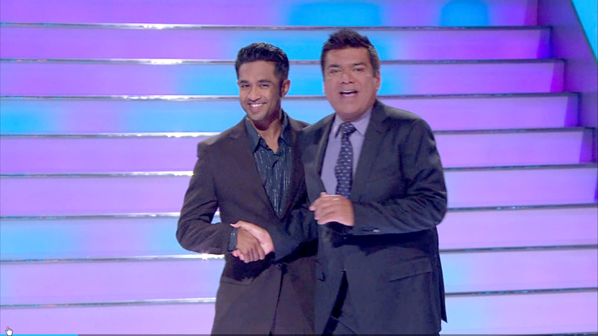 The Showstopper with George Lopez on Take Me Out.