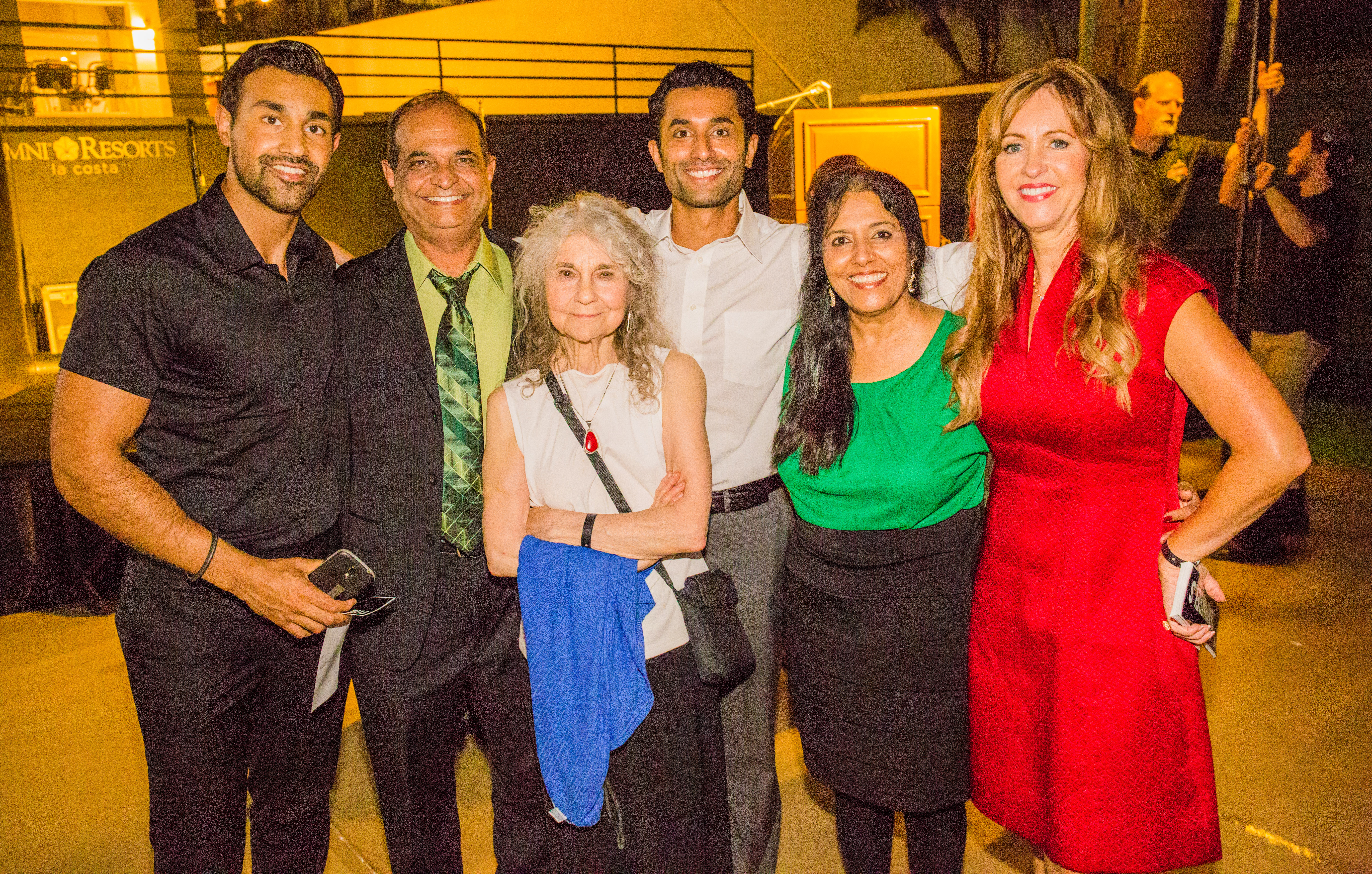 Pritesh Shah at the La Costa Film Festival, at the premiere of All In Time with producer Marina Donahue