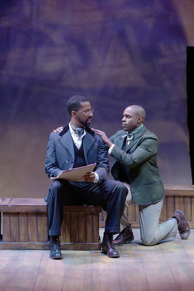 Ka'ramuu Kush and Chauncy Thomas in Andrew Moodie's THE REAL MCCOY at St. Louis Black Rep