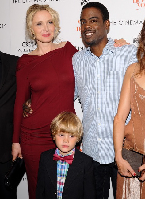 Julie Delpy, Chris Rock and Owen Shipman at the Cinema Society Screening of 2 Days in New York