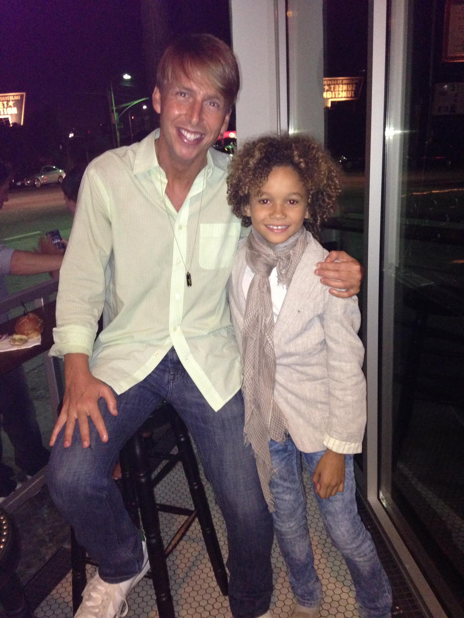 Armani and his FAVORITE cast mate Jack McBrayer