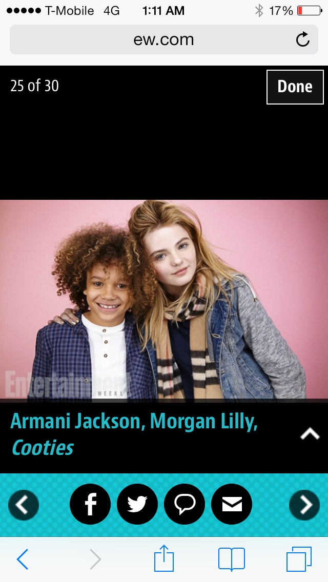 Armani and Morgan Lily for Entertainment Weekly at Sundance 2014