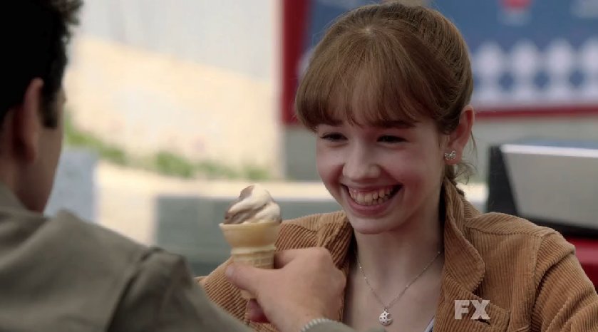 Holly at Dairy Queen with Matthew Rhys. The Americans - Season 1 