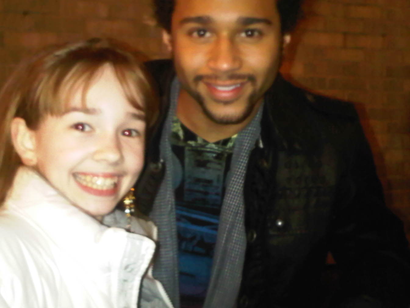Holly Taylor and Corbin Blue (Stagedoor @ In The Heights)