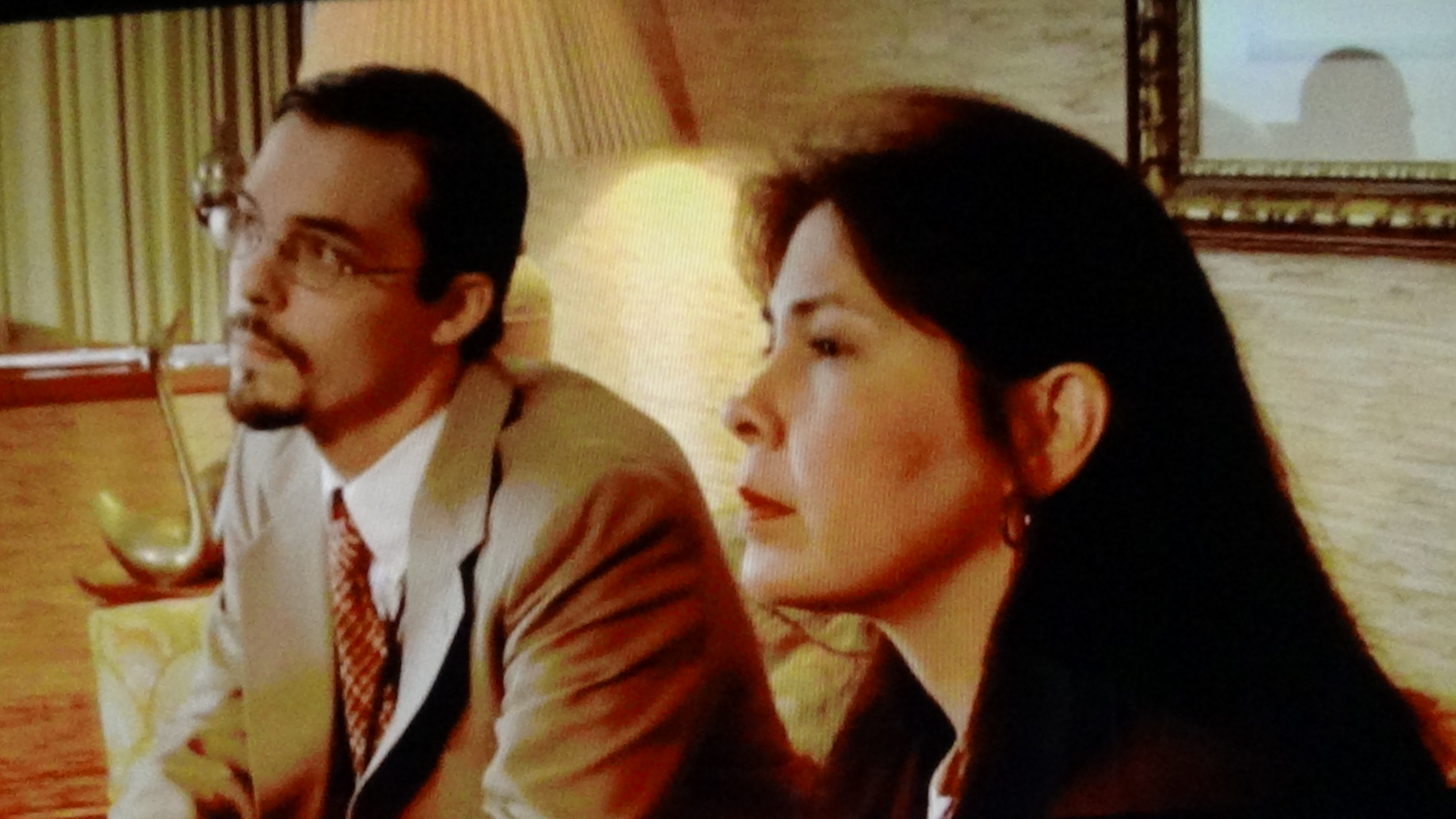 Paula Orr (Agent Wood) and Cory Boughton (Agent Quick) in David Saich's 2010 Scapegoat