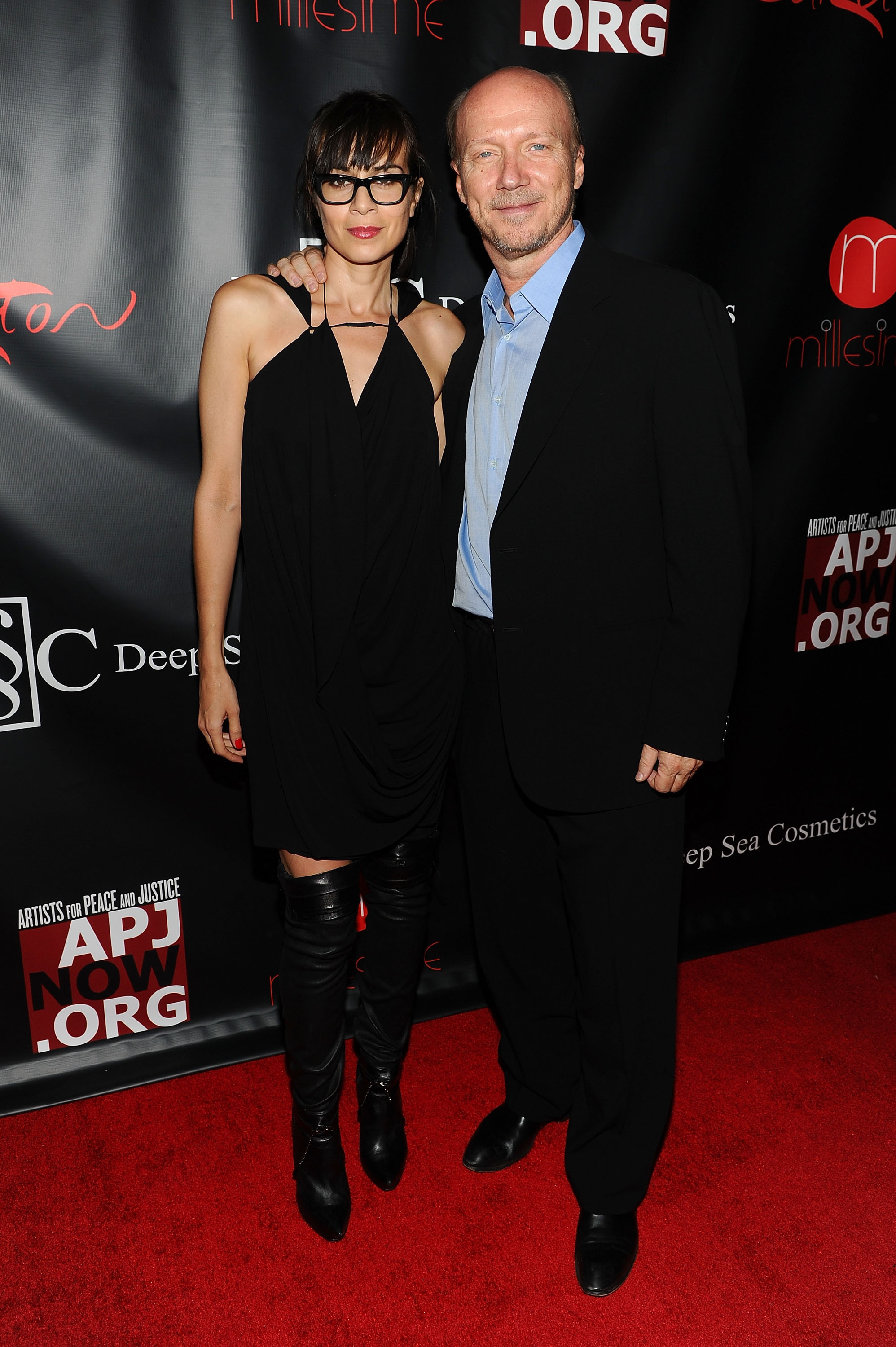 (Exclusive Coverage) Melissa Jackson and Paul Haggis attends the Artist for Peace and Justice's 