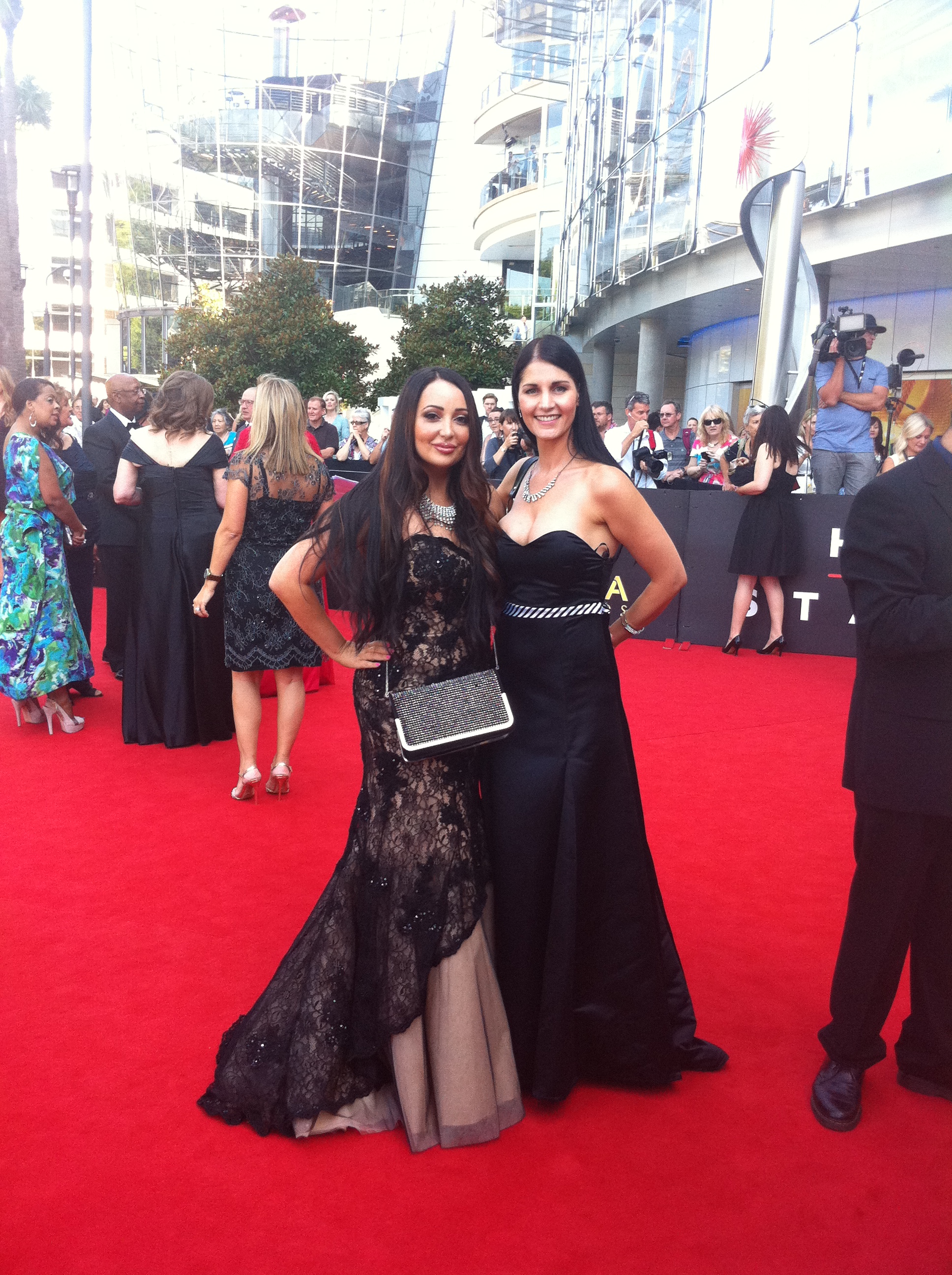 On the red carpet at the 2013 AACTA Actor Awards