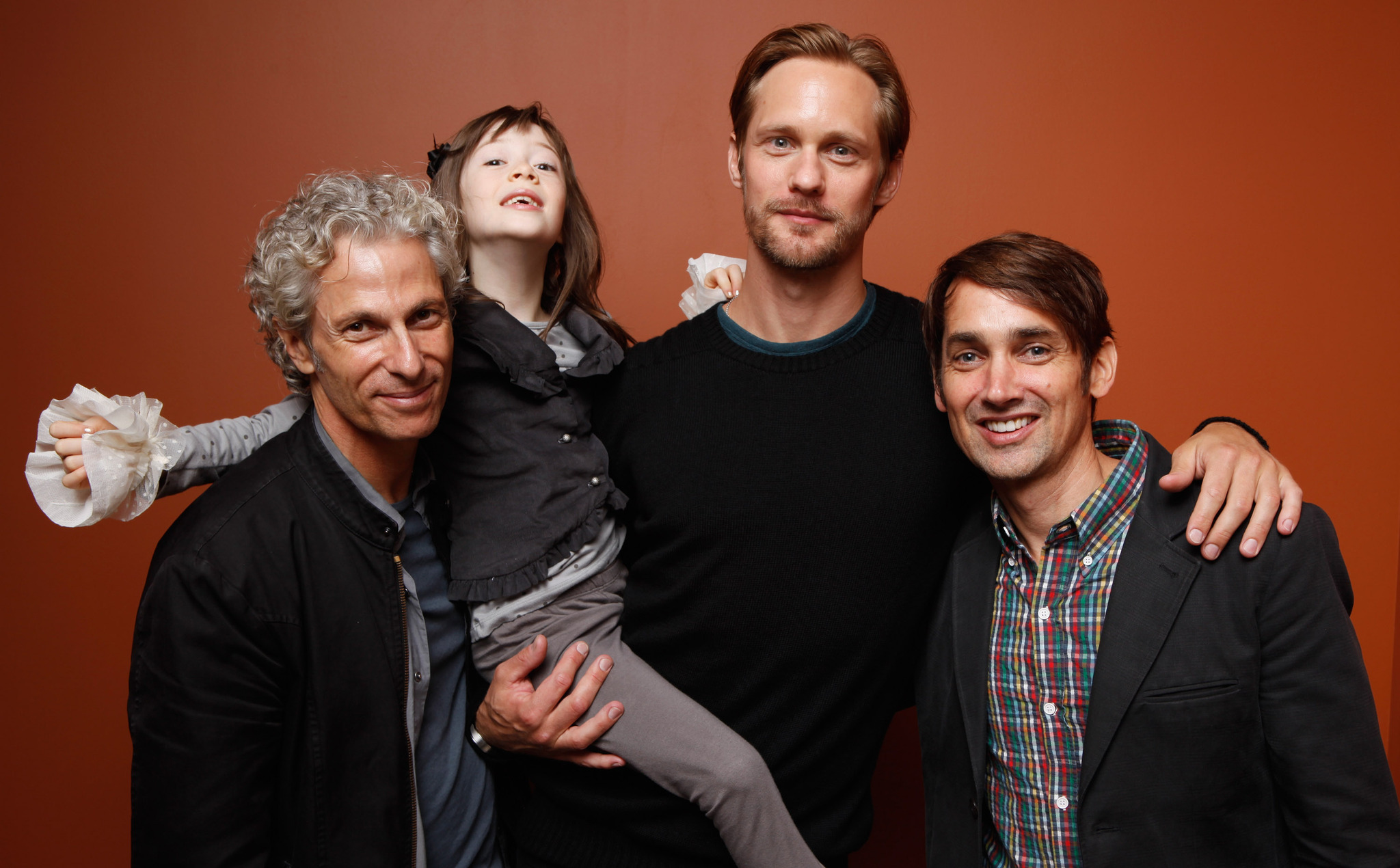 Alexander Skarsgård, Scott McGehee, David Siegel and Onata Aprile at event of What Maisie Knew (2012)