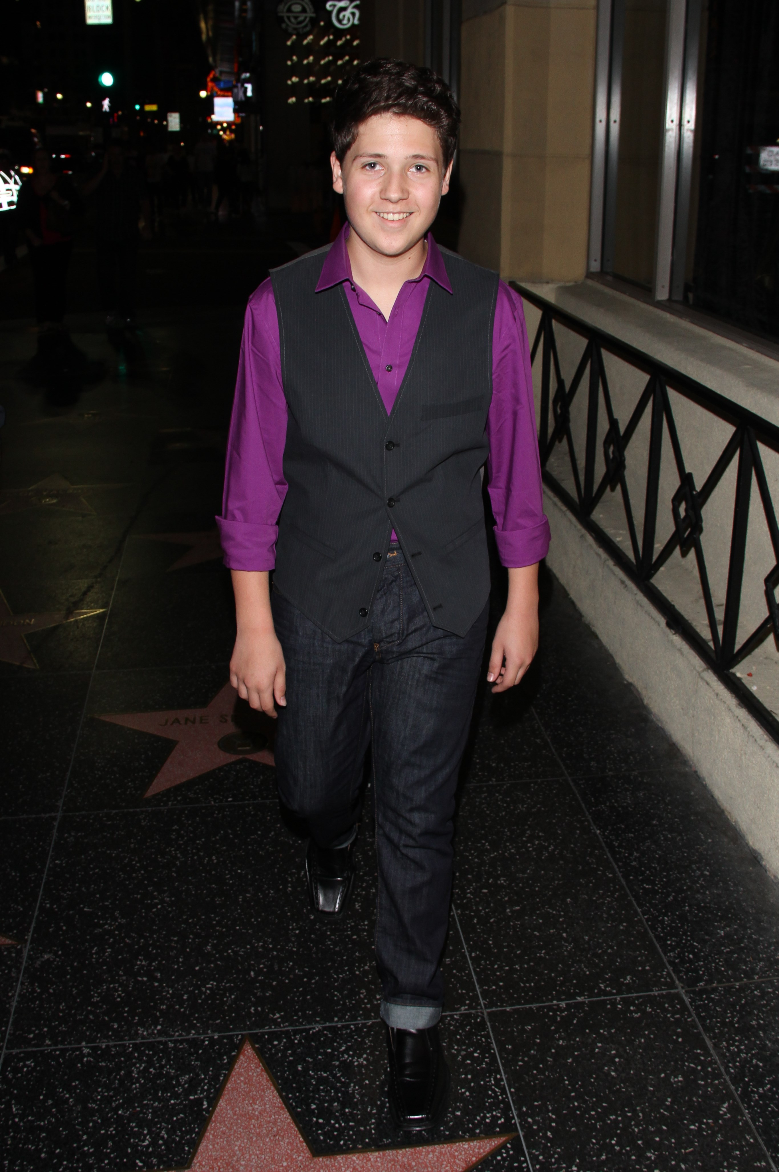 Zach Louis arrives outside the Star Trek Into Darkness Premiere in Hollywood.