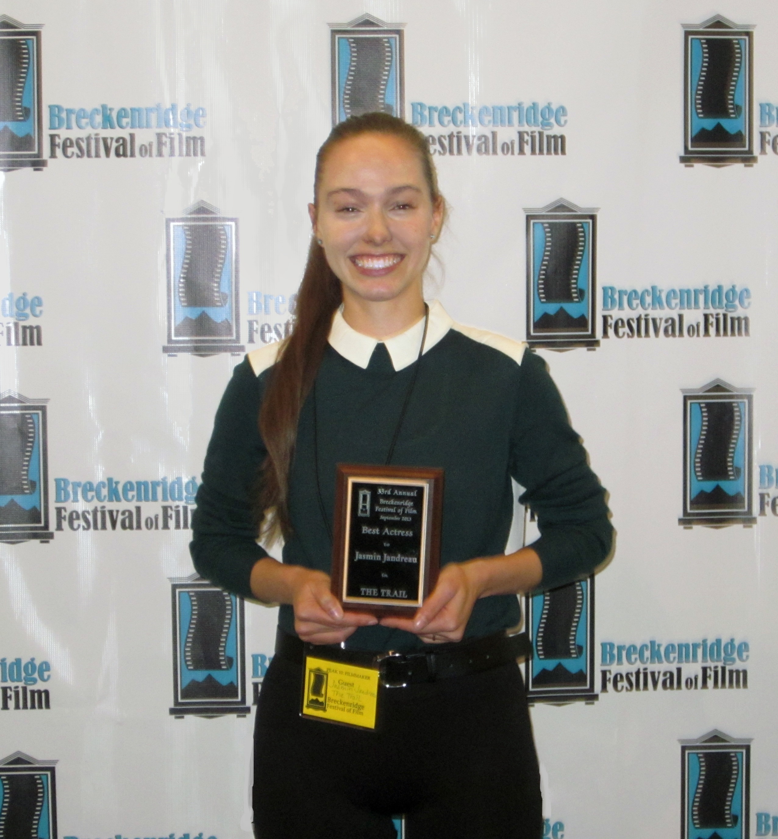 Jasmin recieved the award for Best Actress at the Breckenridge International Film Festival 2013