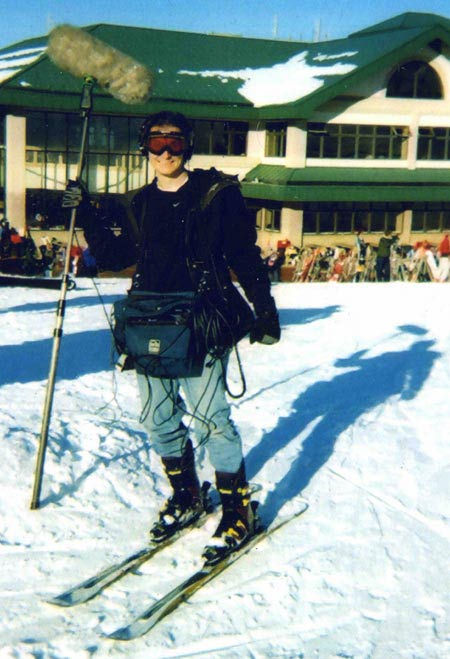 John D'Aquino on Location on Ski Windham