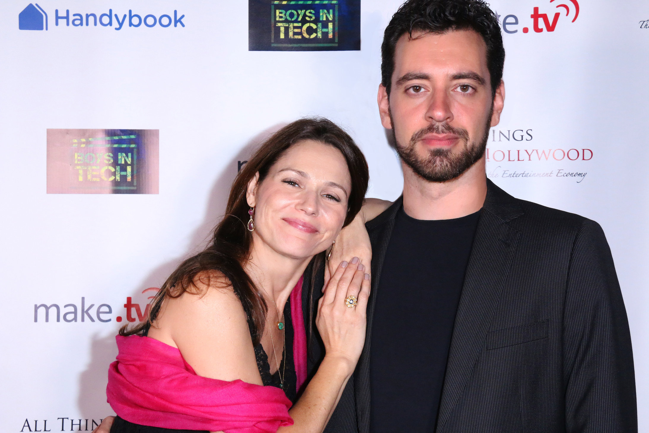 Ele Keats and Francesco Roder at event of Snowflake (2014)