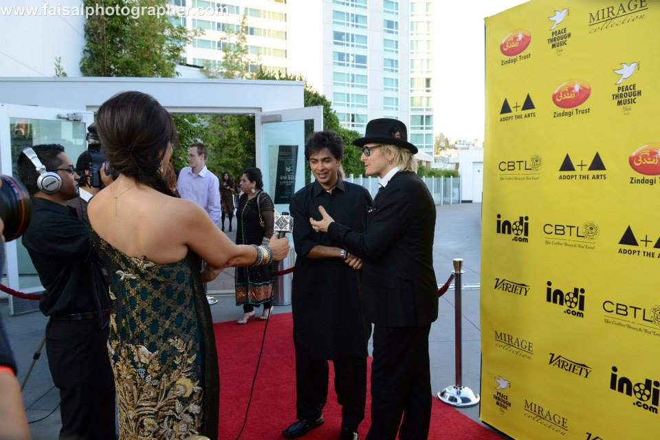 Shehzad Roy and Matt Sorum