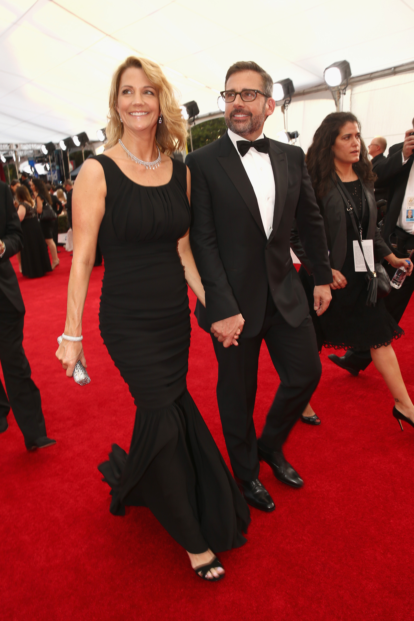 Steve Carell and Nancy Carell at event of The 21st Annual Screen Actors Guild Awards (2015)
