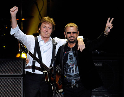 Paul McCartney and Ringo Starr