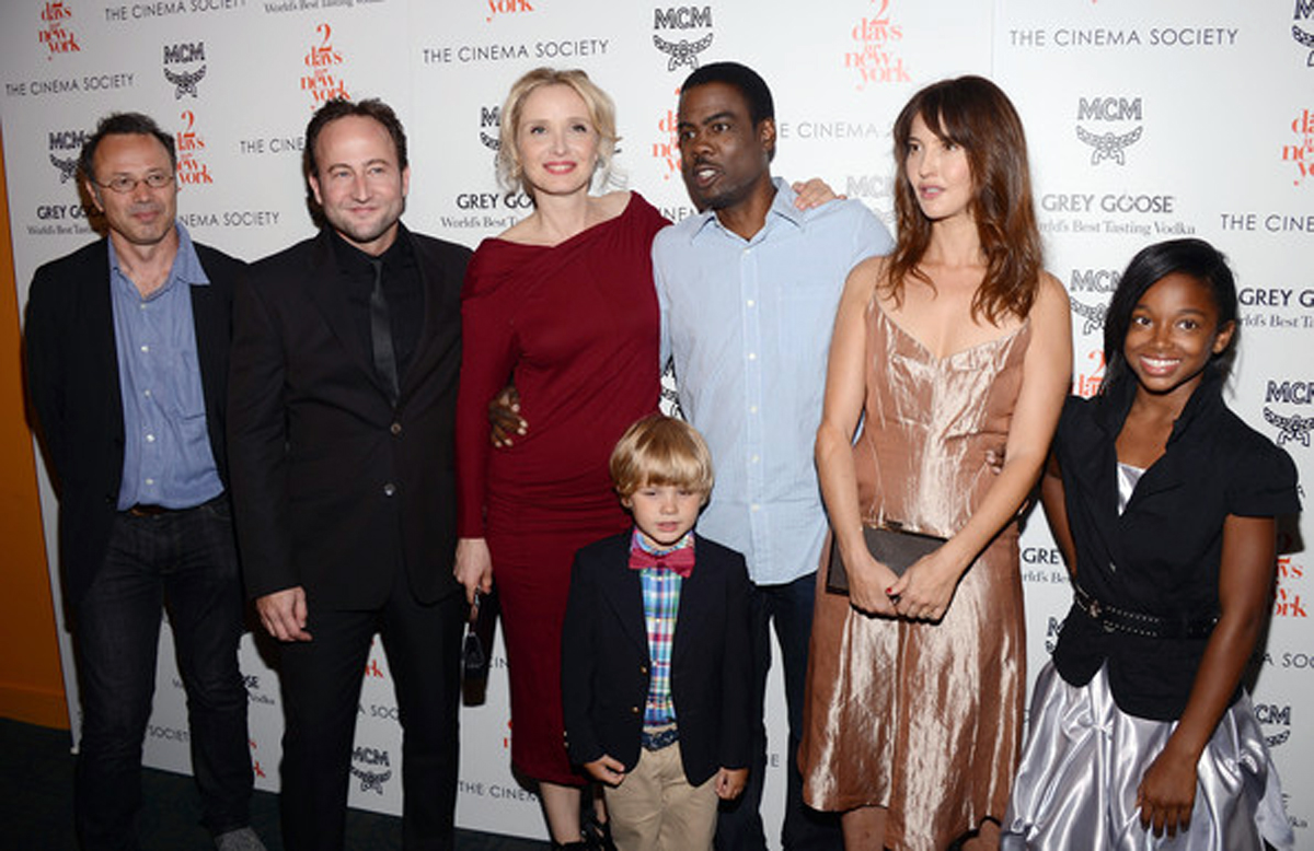 Cast of 2 Days in New York at the Cinema Society screening