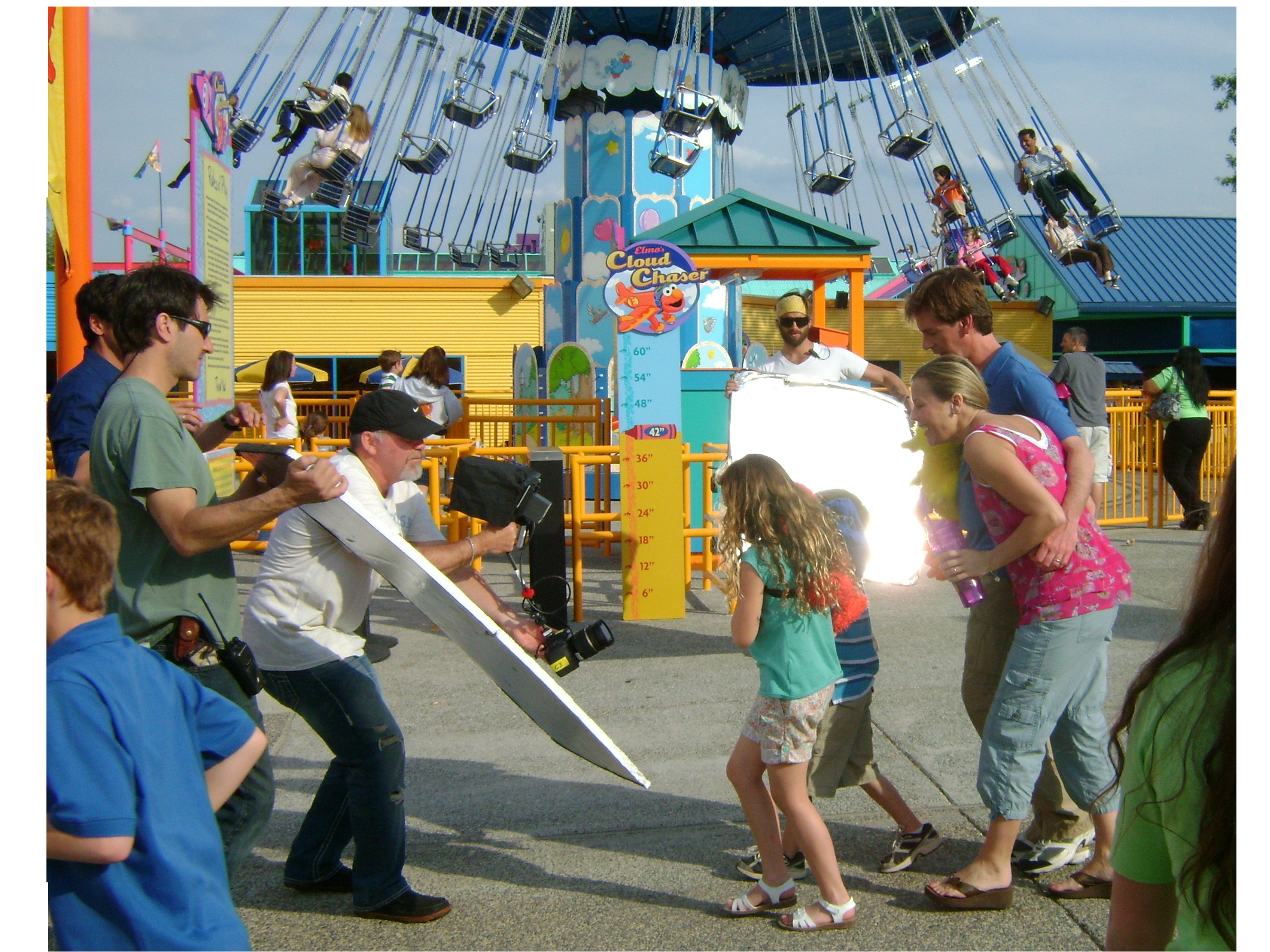 Sesame Place Commercial: Principal Family in action; exploring the park. Dir Mark Claywell & AD Arle bringing the excitement to life.