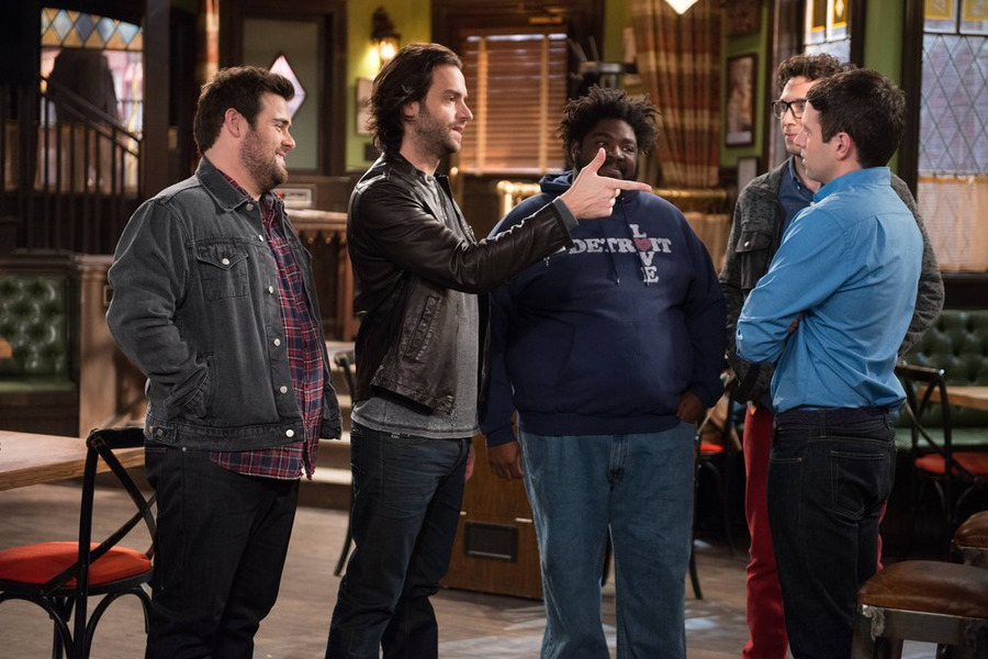 Still of Chris D'Elia, David Fynn, Ron Funches, Brent Morin and Rick Glassman in Undateable (2014)