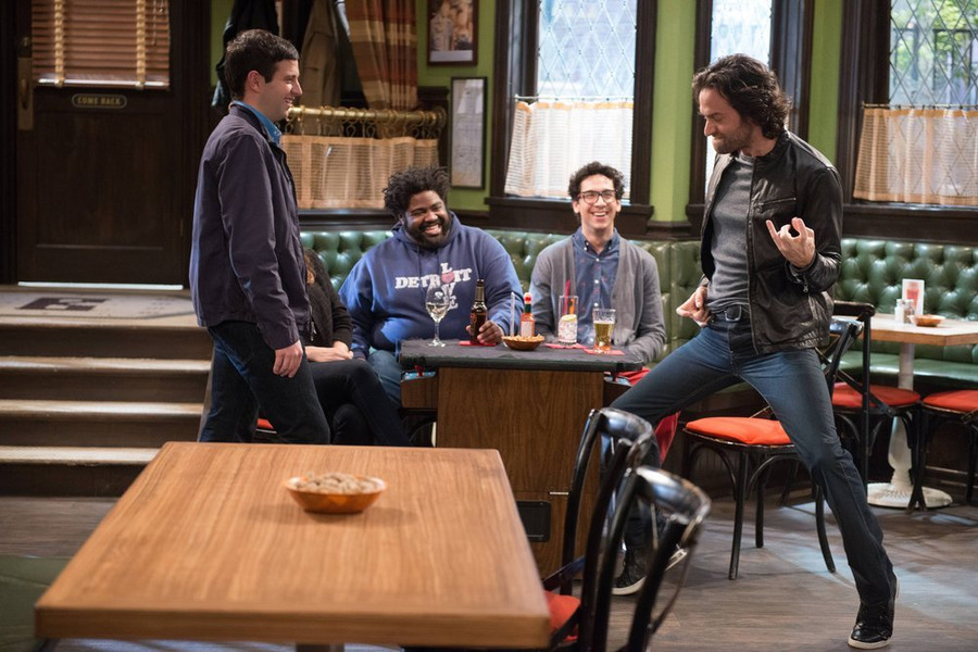 Still of Chris D'Elia, Ron Funches, Brent Morin and Rick Glassman in Undateable (2014)
