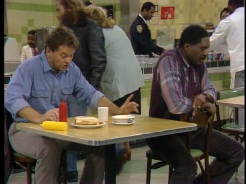 Still of David Graf and Charles Robinson in Night Court (1984)