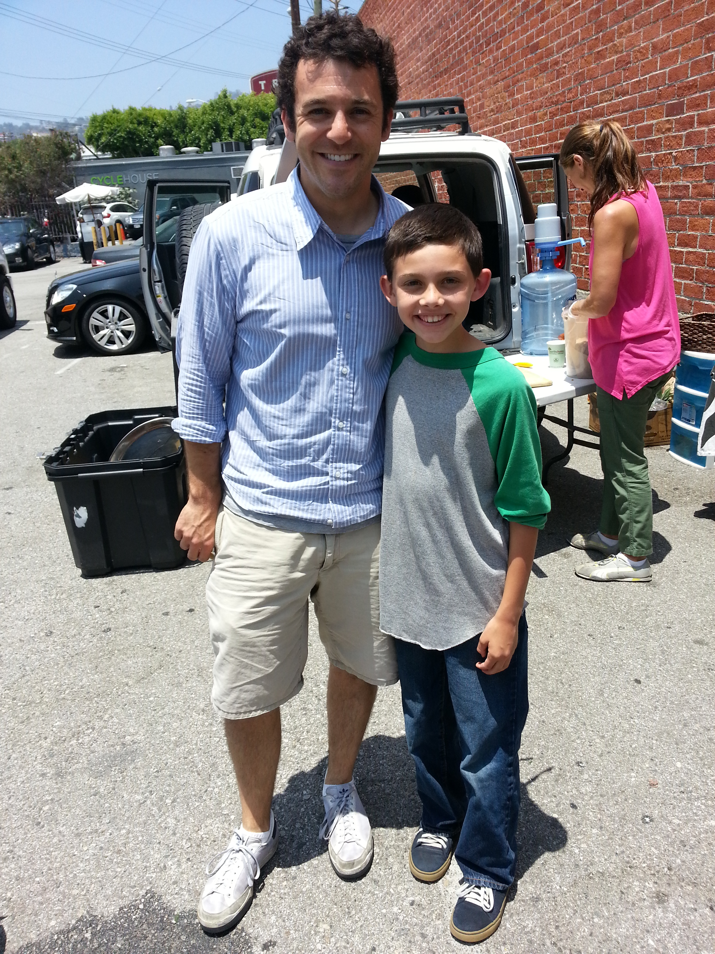 MasterCard Commercial shoot with Director Fred Savage (Wonder Years) ~ June 2013