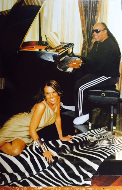 Harper's Bazaar ( April 2007 ) A Fashionable Life: Kai Milla and Stevie Wonder