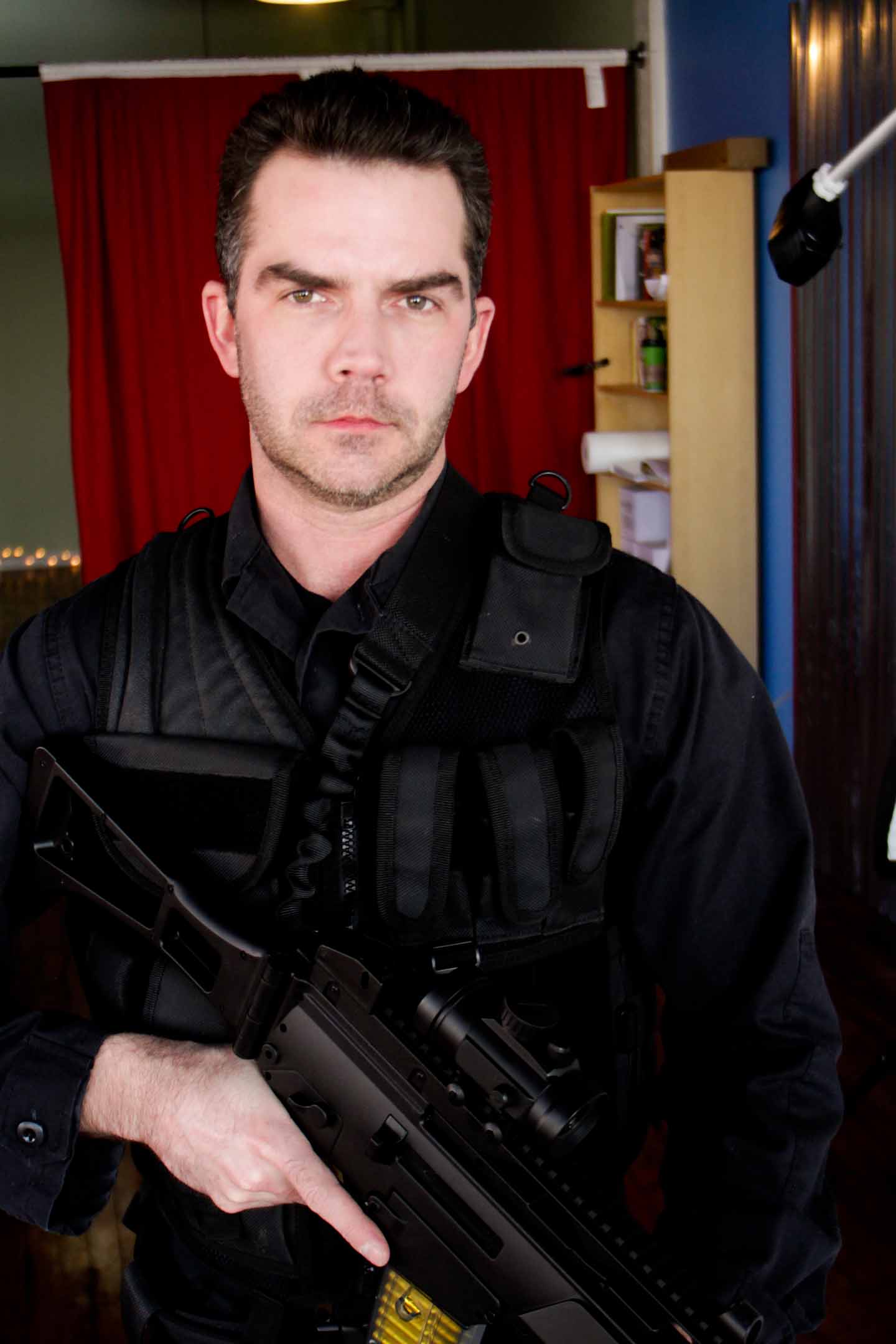 SWAT Photo from Police Training for Actors with John Patrick Barry in Baltimore, MD at Studio Boh