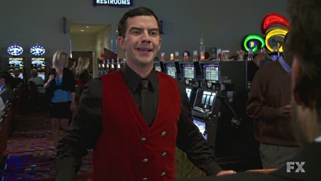 Still shot from my day as a roulette dealer on 