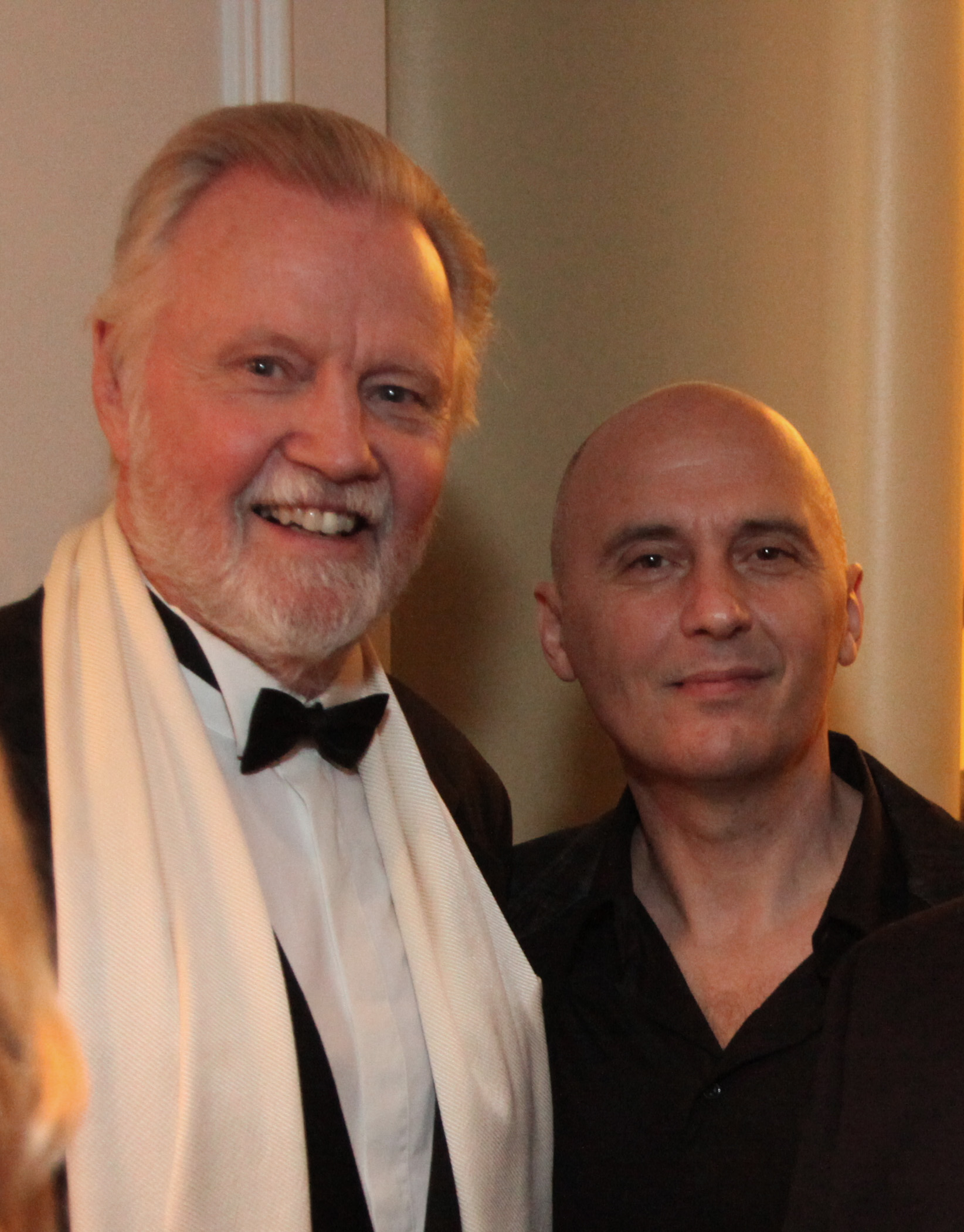 Jon Voight with Tamas Birinyi at the Oscars 2014