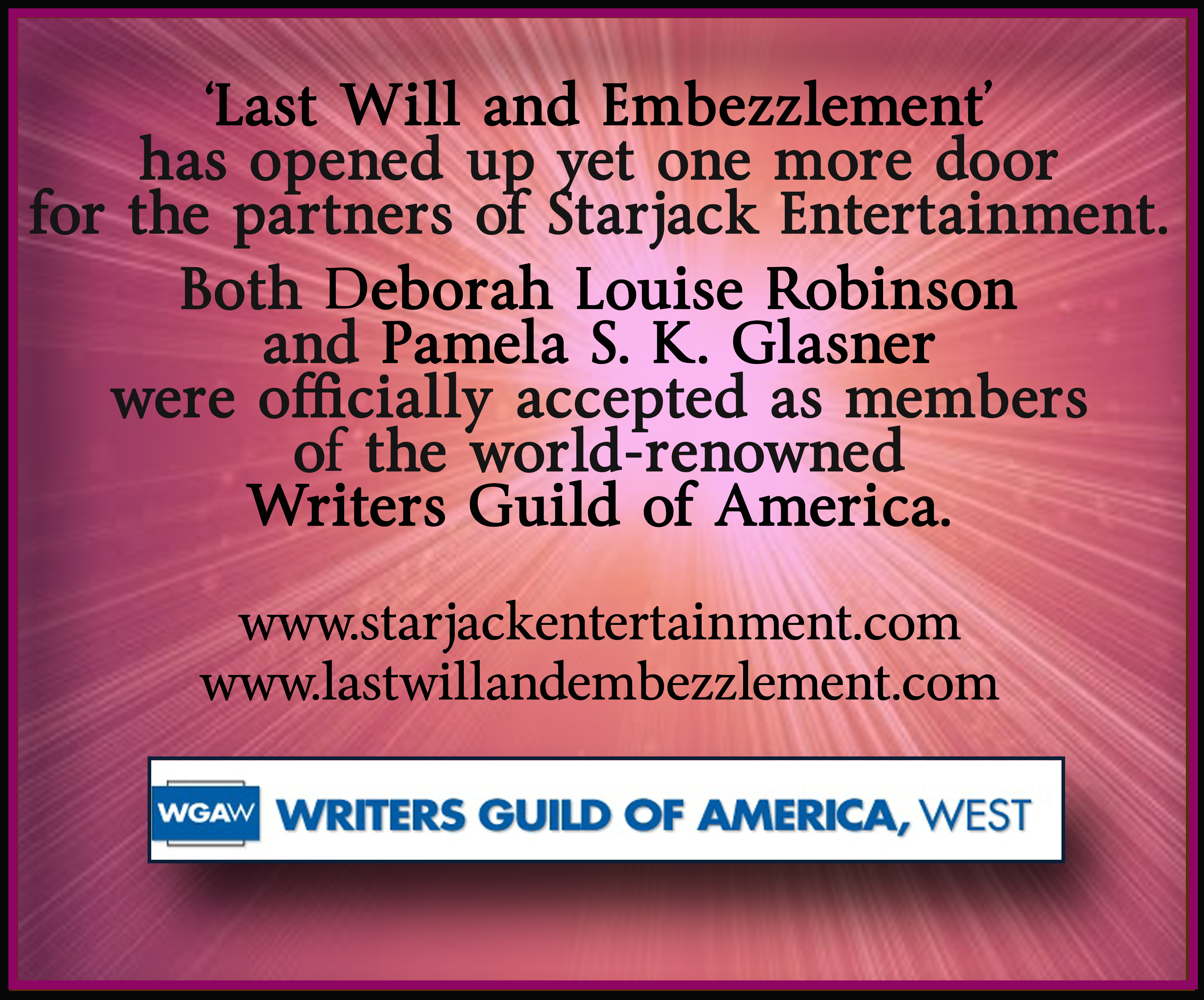 Writer Guild of America membership - October 2012