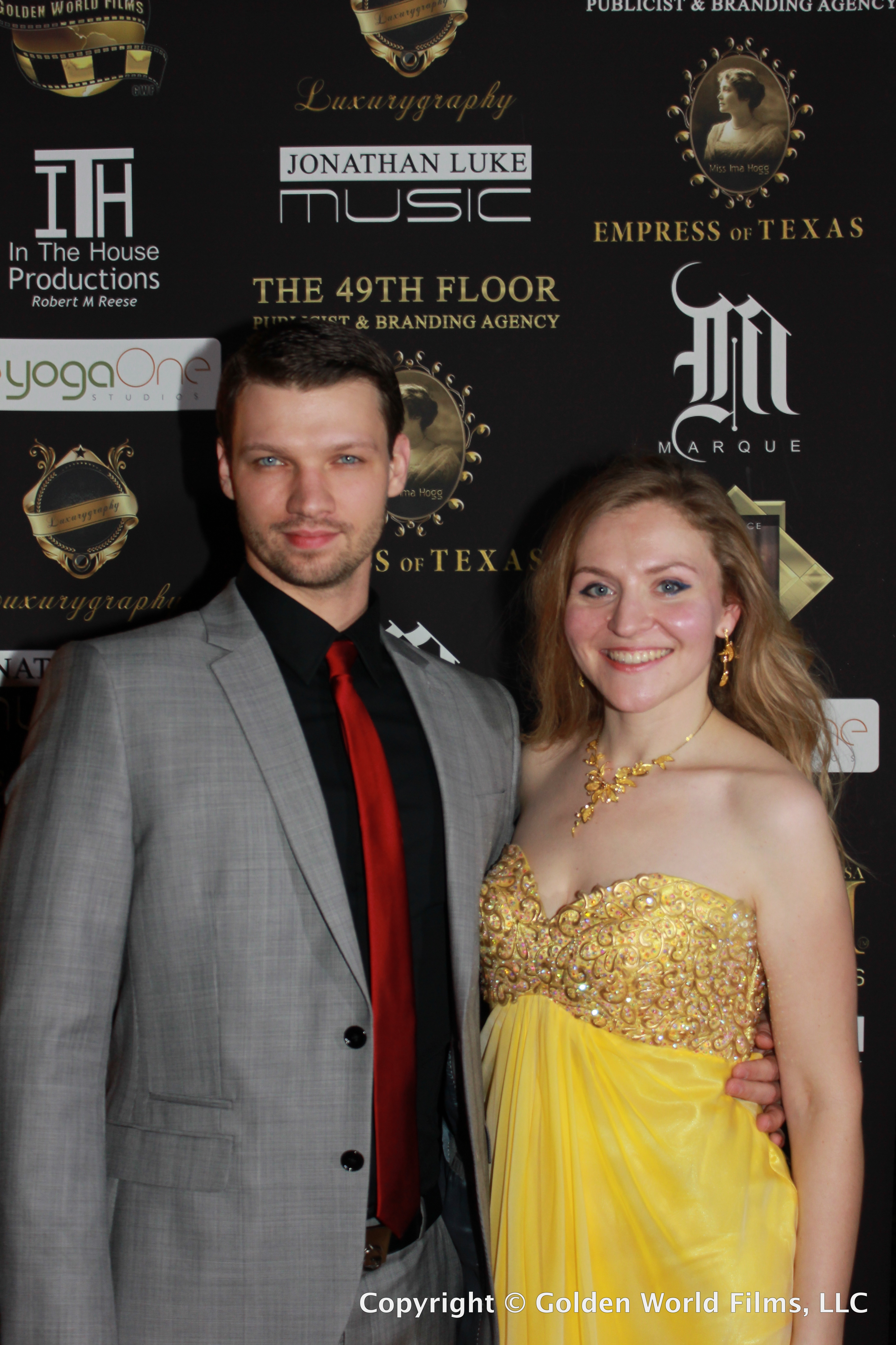 Actor Kevin Dowd and Director Natasha Fissiak at Red Carpet Premier for Dissonance Film