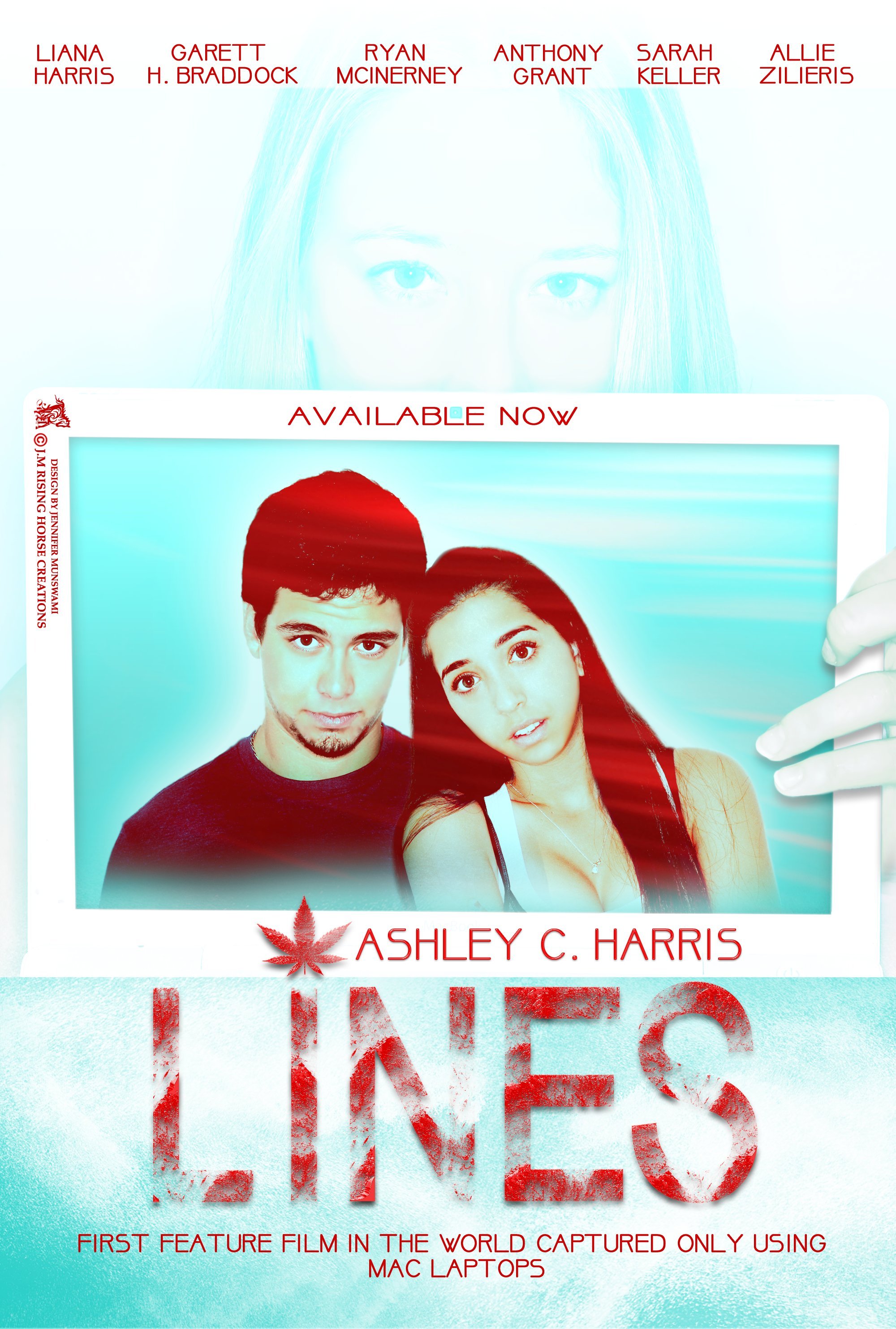Garrett Holmes Braddock, Ashley C. Harris and Liana Harris in Lines (2014)