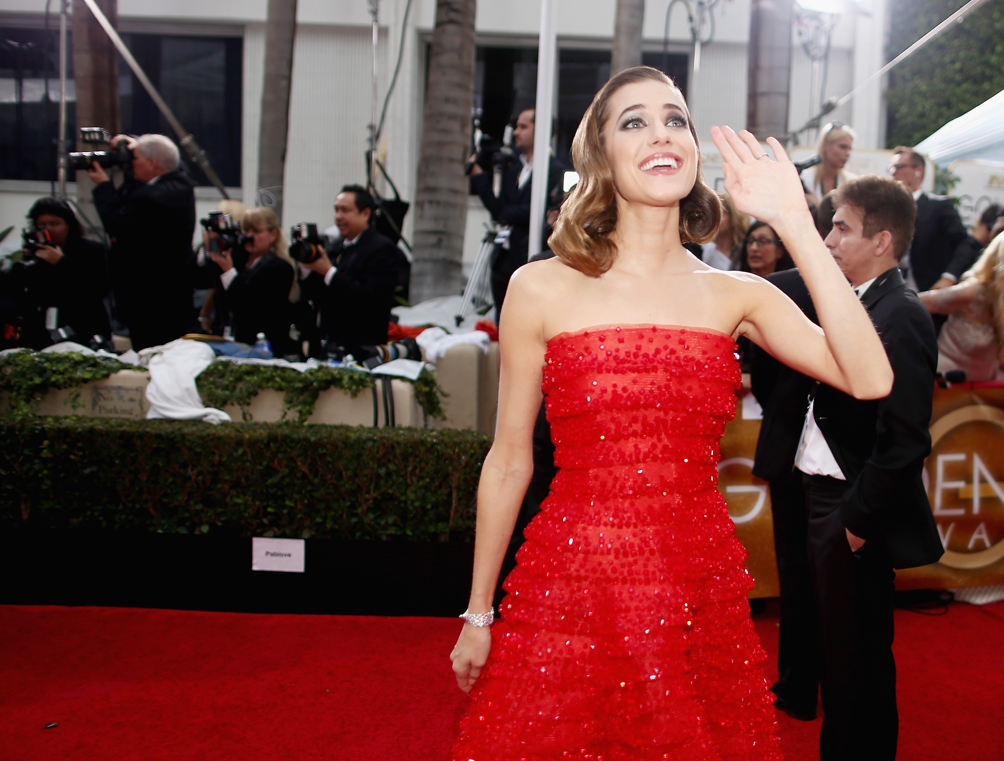 Allison Williams at event of 72nd Golden Globe Awards (2015)