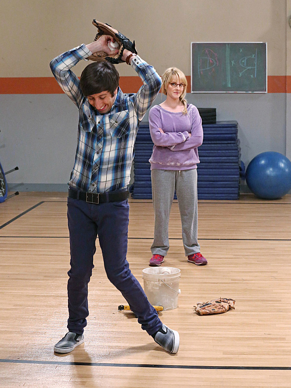 Still of Simon Helberg and Melissa Rauch in Didziojo sprogimo teorija (2007)