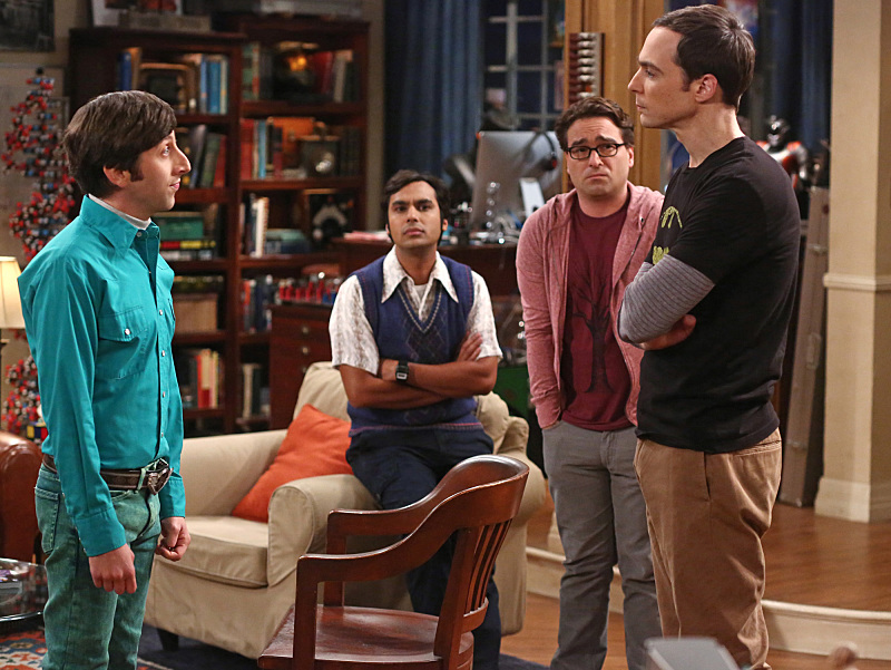 Still of Johnny Galecki, Simon Helberg, Jim Parsons and Kunal Nayyar in Didziojo sprogimo teorija (2007)