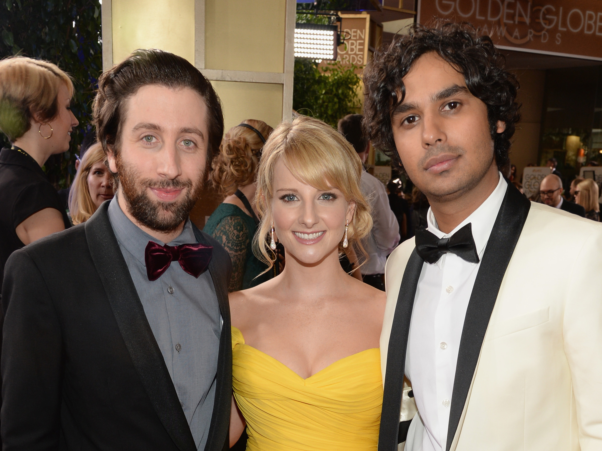 Simon Helberg, Melissa Rauch and Kunal Nayyar