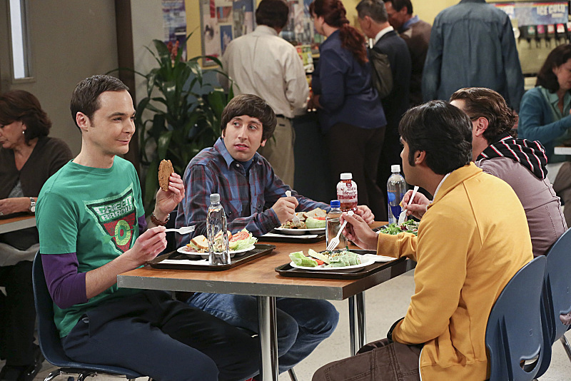 Still of Johnny Galecki, Simon Helberg, Jim Parsons and Kunal Nayyar in Didziojo sprogimo teorija (2007)