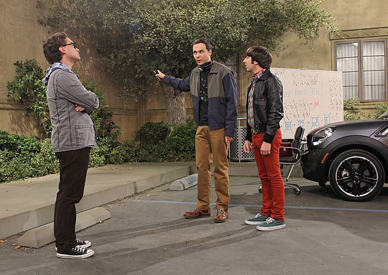 Still of Johnny Galecki, Simon Helberg and Jim Parsons in Didziojo sprogimo teorija (2007)