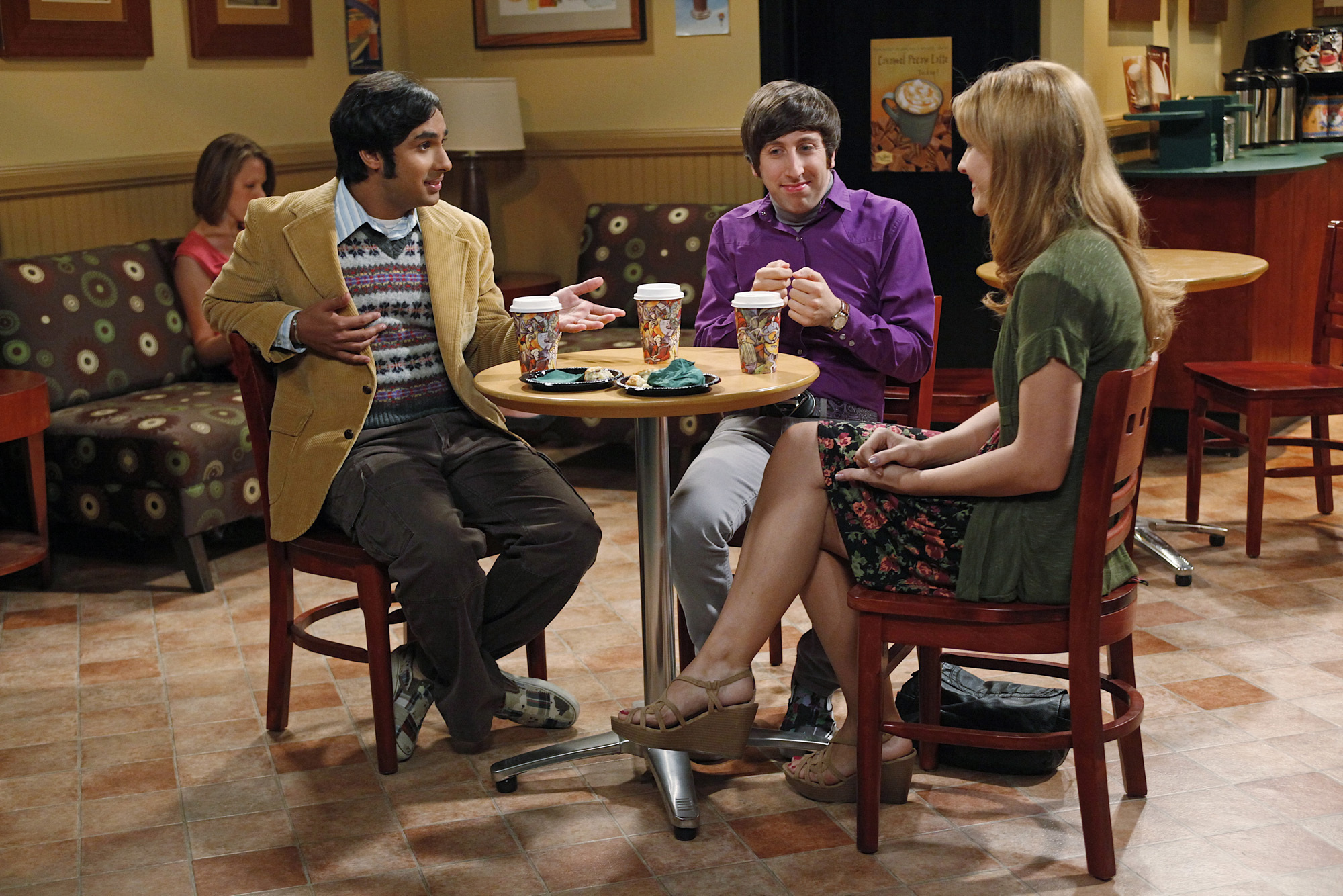 Still of Simon Helberg, Katie Leclerc and Kunal Nayyar in Didziojo sprogimo teorija (2007)