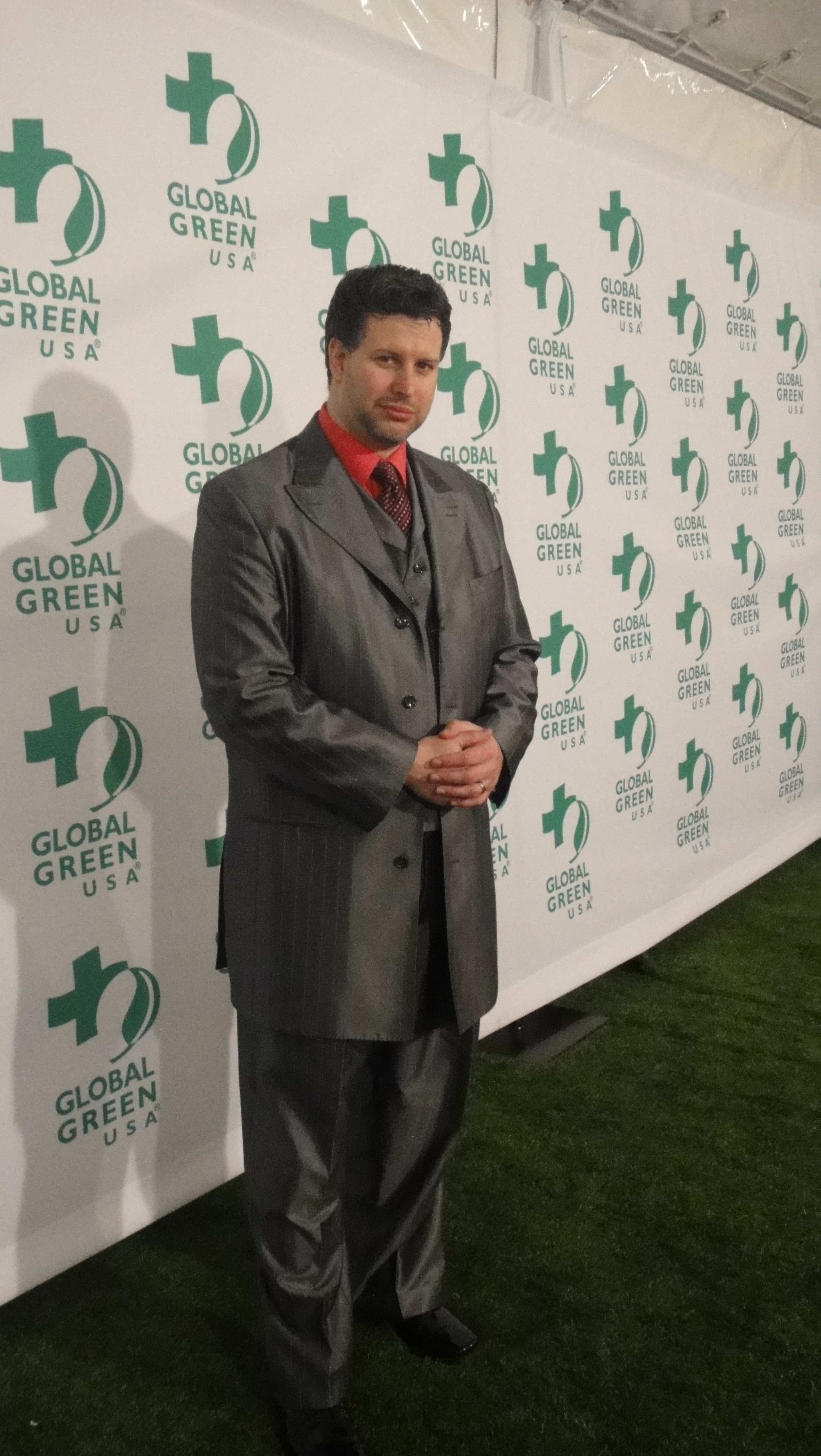 Dennis Gleason on the Green Carpet at the Global Green USA's Pre-Oscar party held on 2/23/2011 .