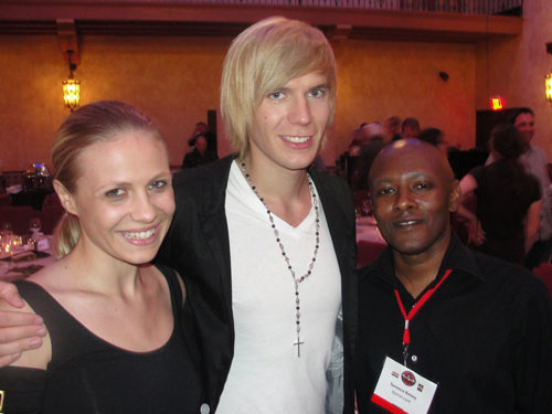 Gabby West, Marc Hudson and Terrence Kelsey.