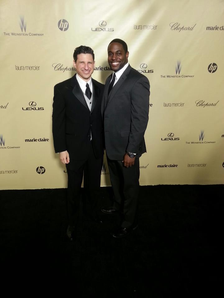 Nick Jones Jr. and Fred Raskin at event of The 70th Annual Golden Globe Awards.