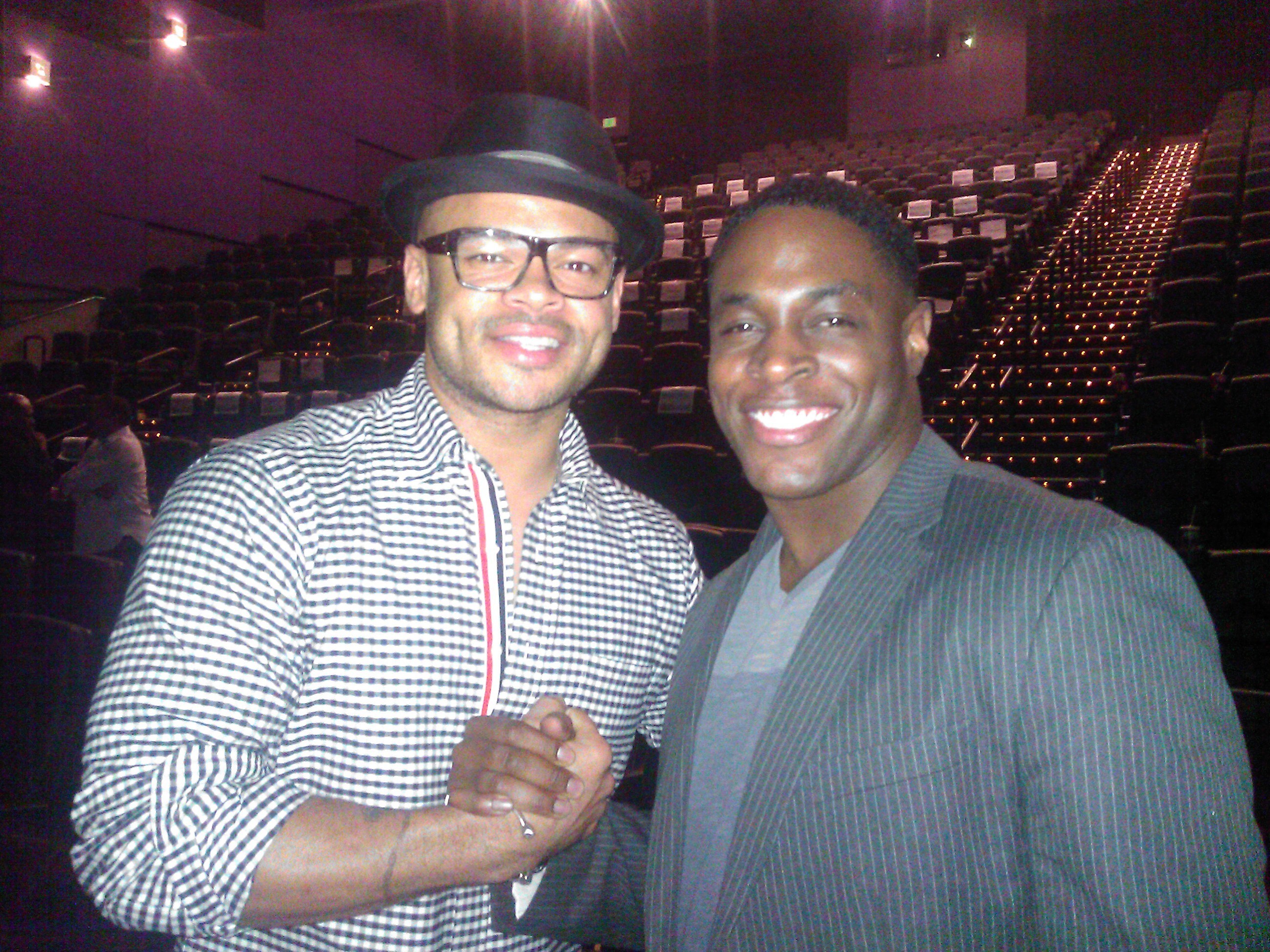 Nick Jones Jr. and Anthony Hemingway at event of Red Tails.