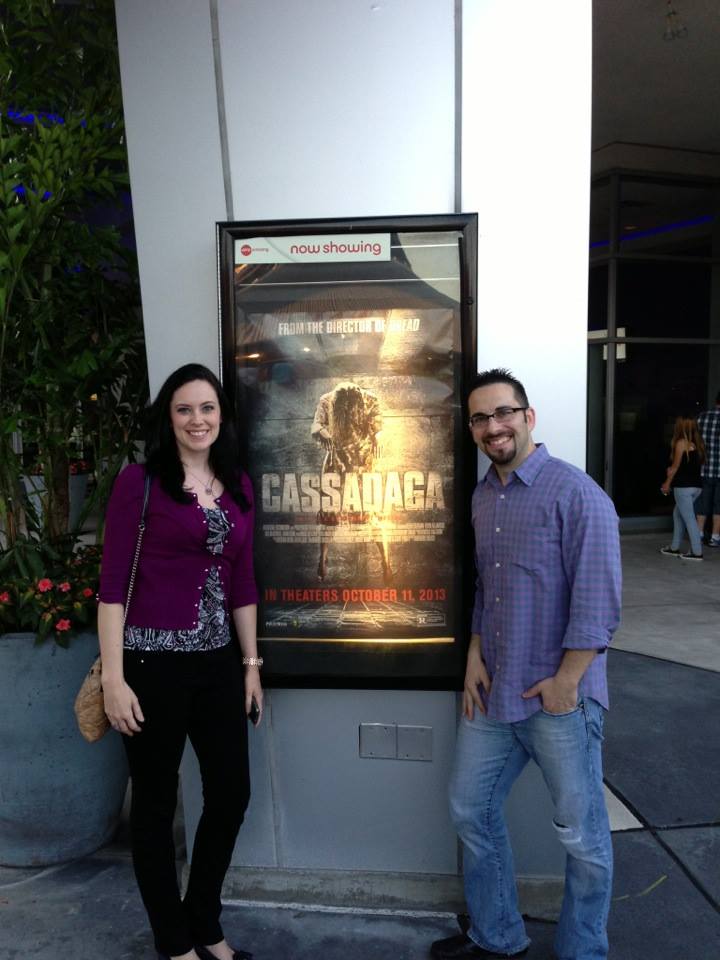 Mary Lankford Poiley & Scott Poiley (Writer/Producer)at the opening night theatrical release for supernatural thriller, CASSADAGA. (October 11, 2013)