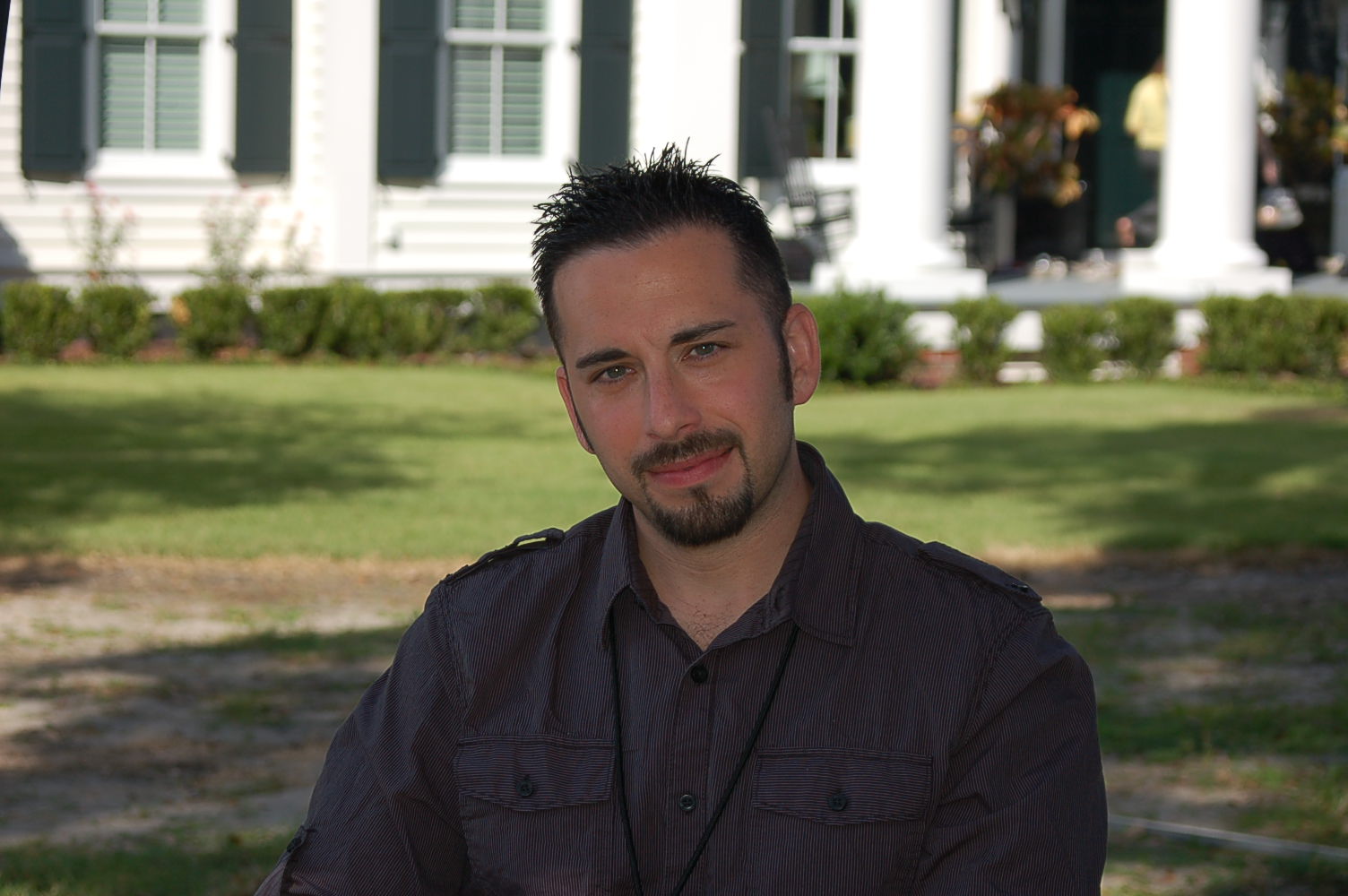 Scott Poiley (Writer/Producer)on the set of supernatural thriller, Cassadaga. (October 2010)