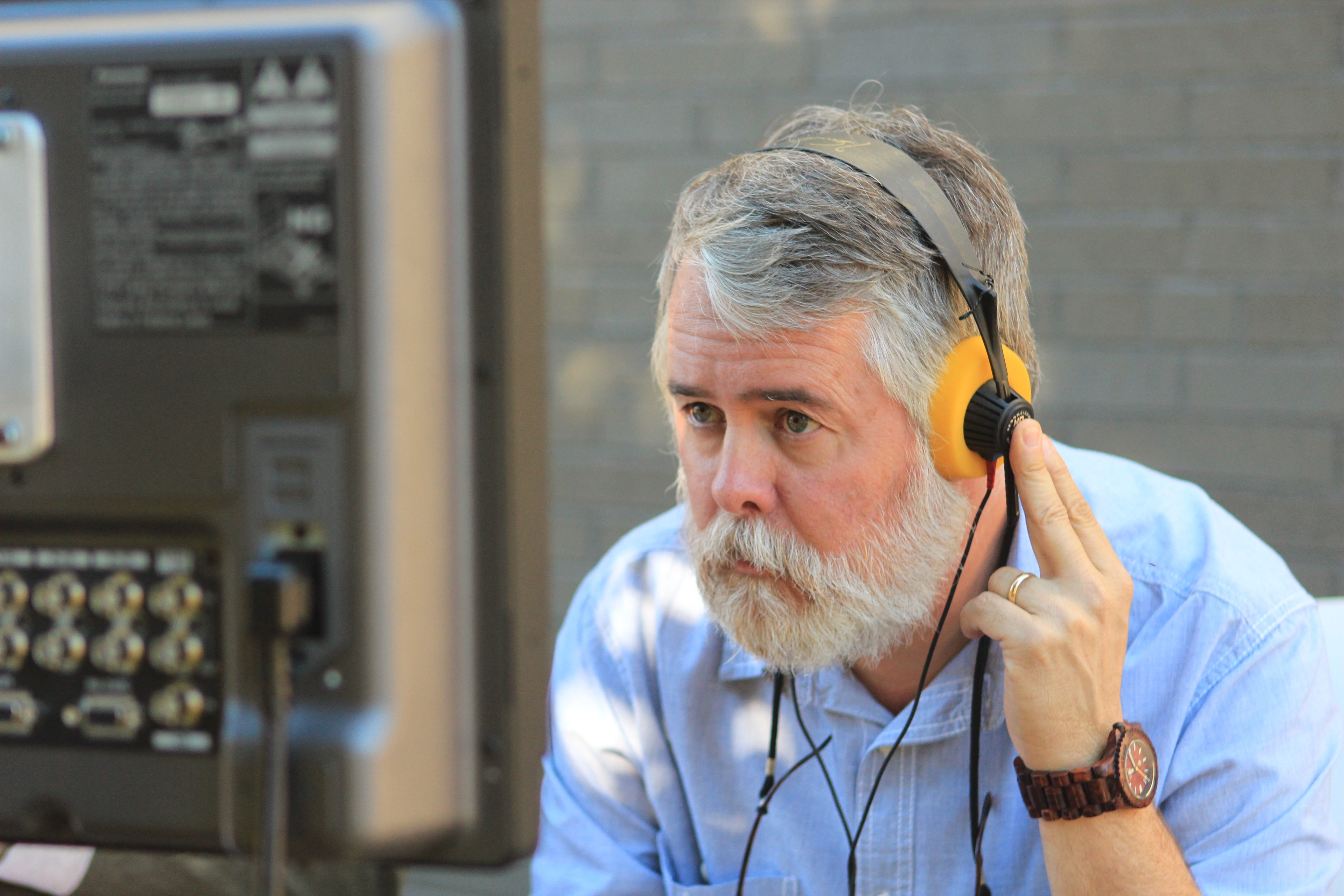 Mark H. Cochran on set of First Do No Harm.