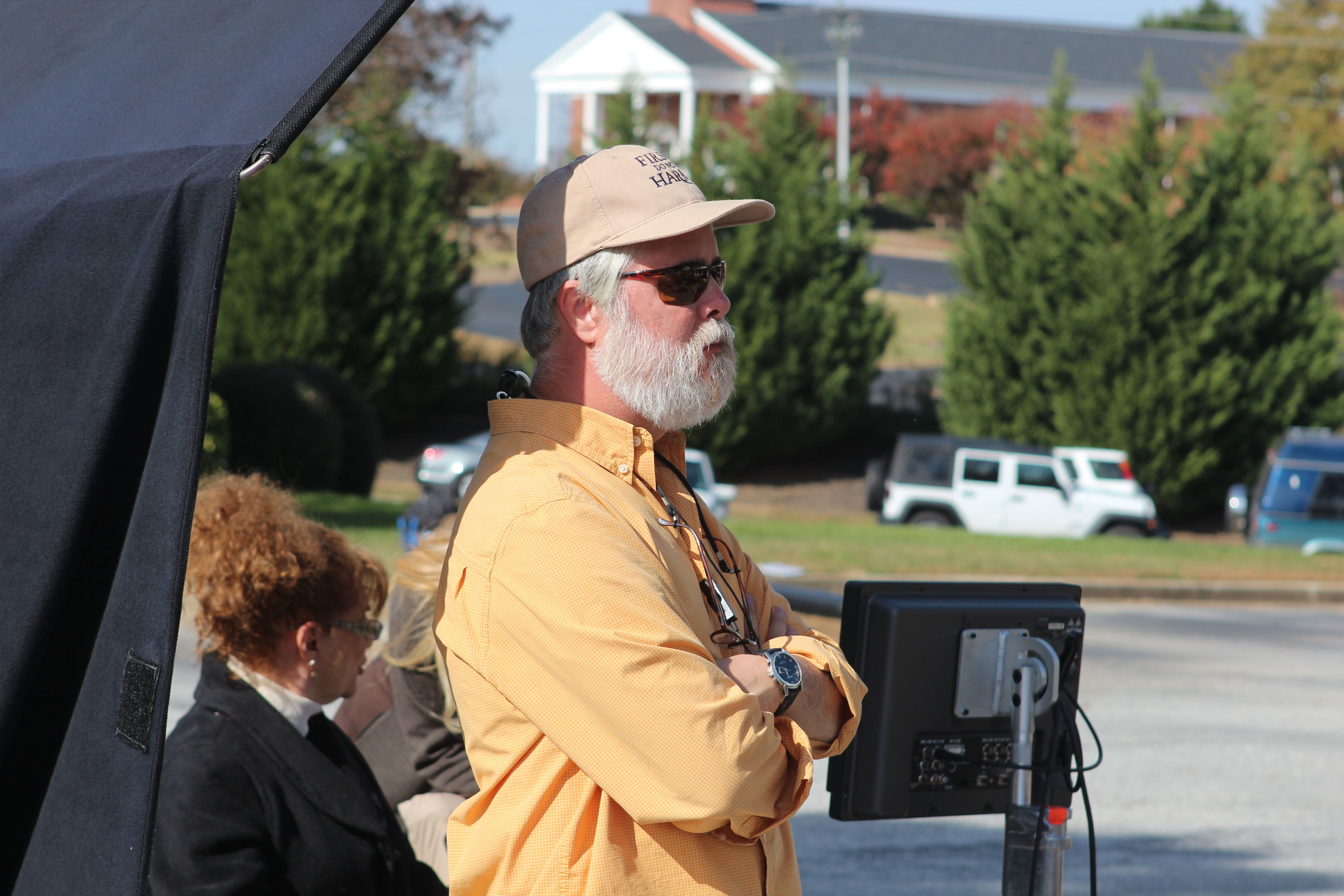 Mark H. Cochran on the set of First Do No Harm.