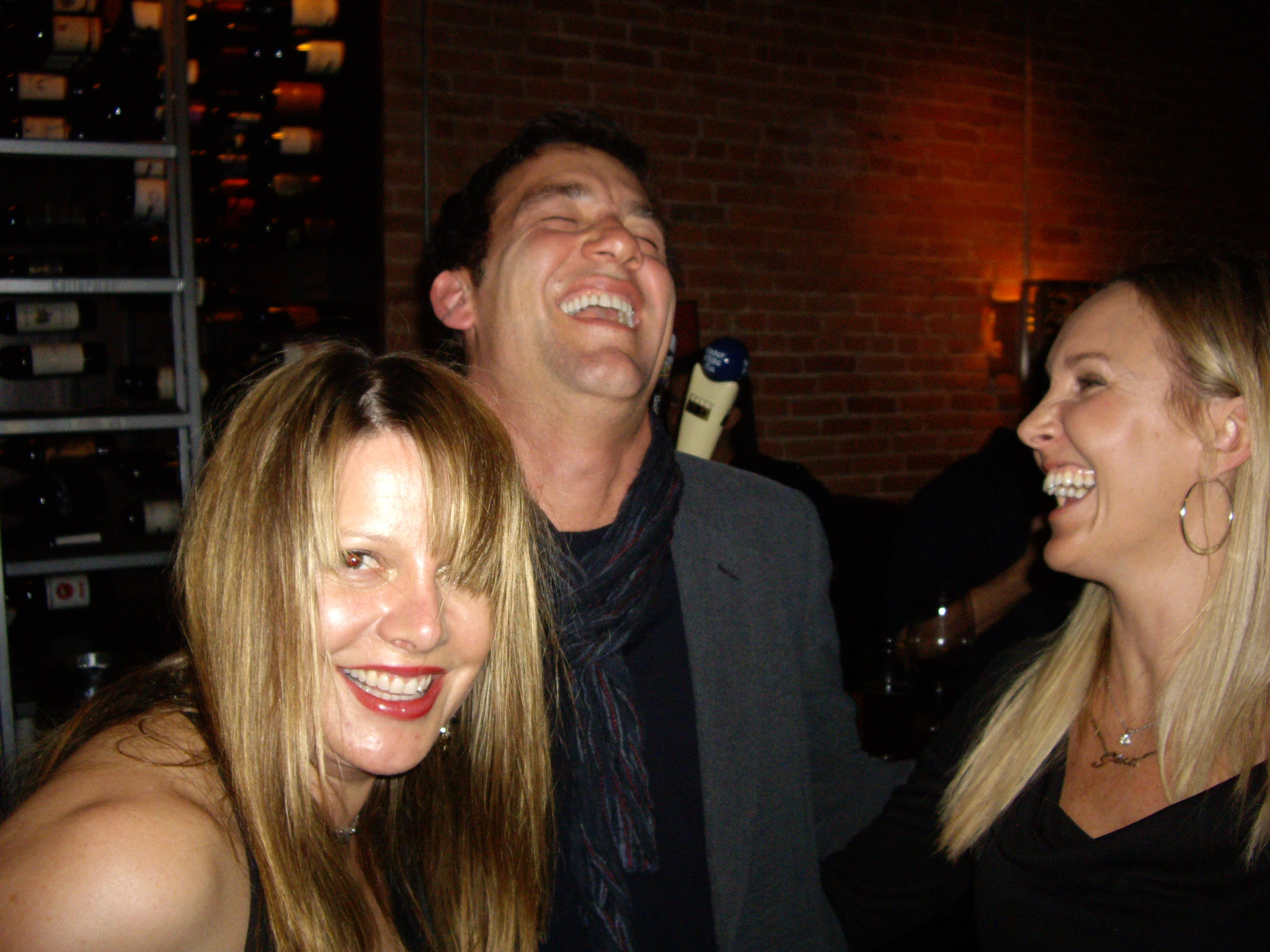 Gina Greblo with Heidi Jo Markel and Clive Owen at the Trust Wrap Party -- Gina organized as part of her Product Placement role on the film