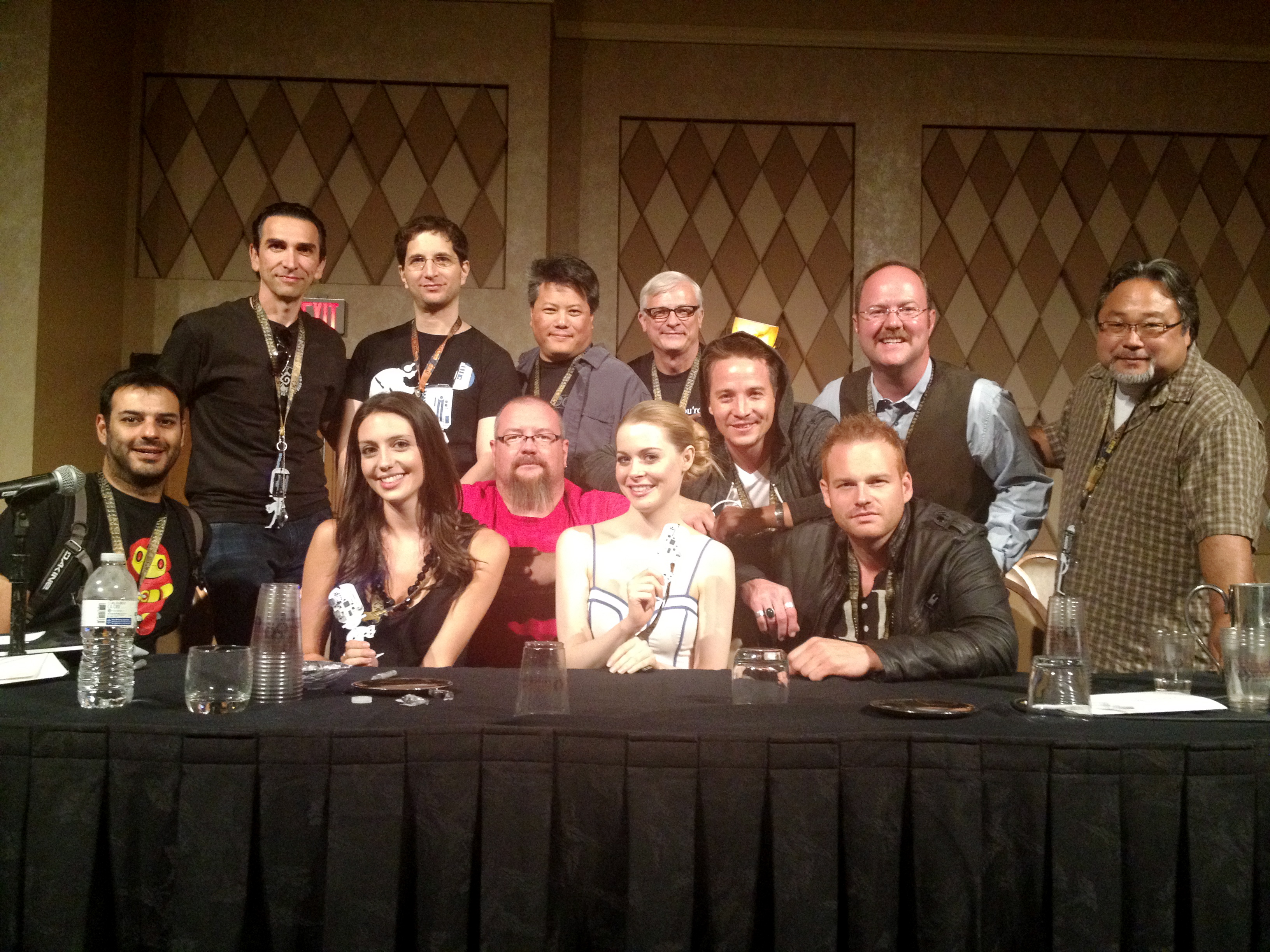 cast & crew - Reboot screening at Defcon